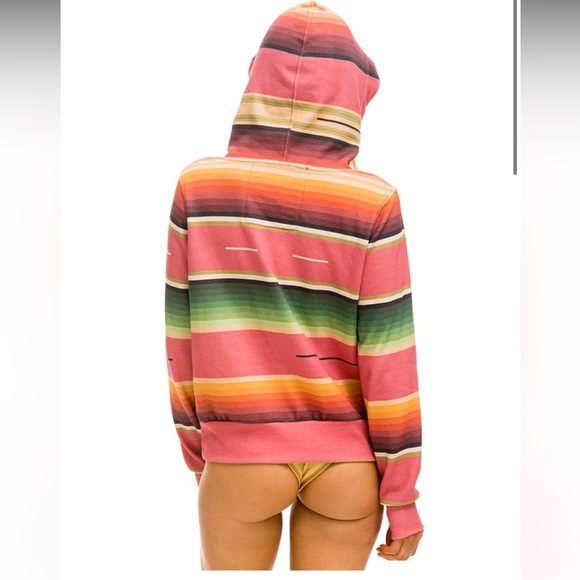 ‼️RARE‼️🎸AVIATOR NATION 🎸🔥NWT🔥 Serape Ninja Pullover Hoodie in
Pink— S - Picture 3 of 15
